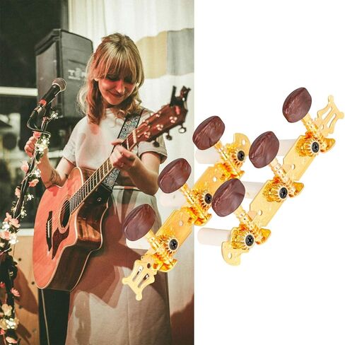 Classical Guitar Tuners, 3L 3R Strings Tuning Keys Pegs, Guitar Machine Heads Tuners Keys 3L3R Knobs, Tuning Keys String Pegs Tuners Machine Heads Knobs in Saudi Arabia