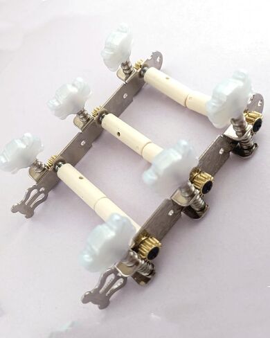 Pro 3 On A Plate، سلسلة جيتار كلاسيكية، رؤوس ضبط أوتاد مفاتيح، مجموعة موالفات مفاتيح، زر بيضاوي من النيكل in Kuwait