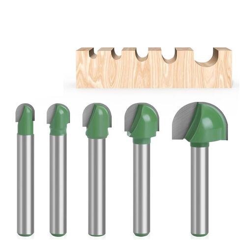 1pc 6mm Shank Ball Nose End Mill Round Nose Cove CNC Milling Bit Radius Core Box Solid Carbide Router Bit Tools(6X22mm) in Saudi Arabia