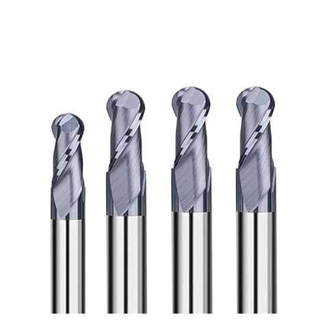 R0.5-R6.0 Ball Nose End Mill 2 Flute Carbide Milling Cutter CNC Machine Router Bit Milling Tools Radius Cutter(R3xD6x12x100L) in Saudi Arabia