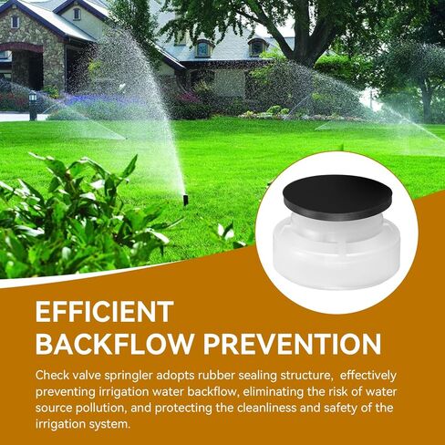 Sprinkler Check Valve Compitable with Hunter Pro Spray, 437400 Sprinkler Head Check Valve, Backflow Prevention Irrigation Check Valve for Hunter Rainbird (2 Pack) in Saudi Arabia