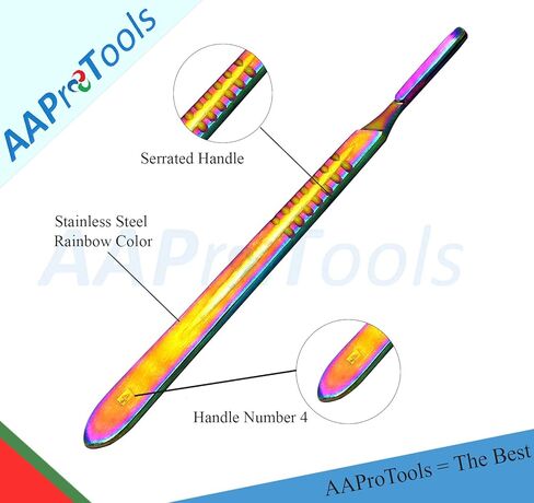 Multi Titanium Rainbow Scalpel Handle # 4 Instrument (Original Version) in Saudi Arabia