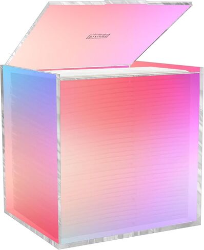 Disposable Facial Towel Storage Box, Acrylic Box for Clean Towels XL (NOT Included), Acrylic Disposable Face Towelette Holder Container in Kuwait