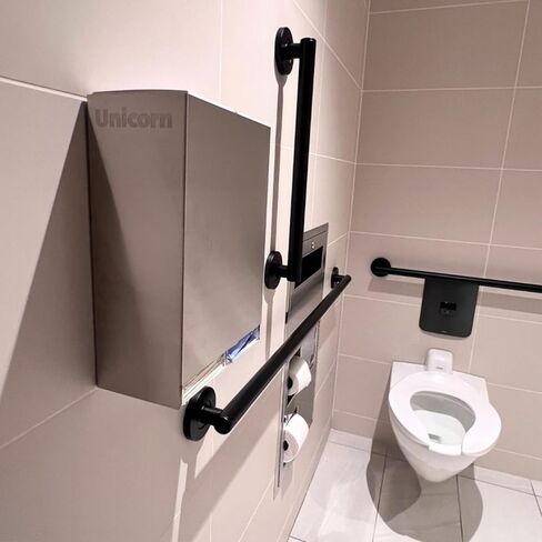 موزع العناية بالفترة الزمنية من الفولاذ المقاوم للصدأ من UNICORN | تجهيزات المراحيض الحديثة للمكاتب والمباني التجارية عدد 1 in Kuwait