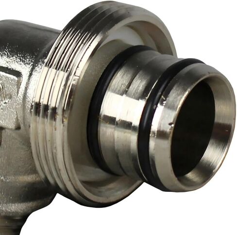 M8086 Air Compressor 90 Degree Elbow Fitting - for RapidAir Maxline Compressed airpipe system connection - Compressor elbow adaptor fitting - 175 PSI 3/4 Tubing x 1/2" Male NPT Silver Solid Brass in Saudi Arabia