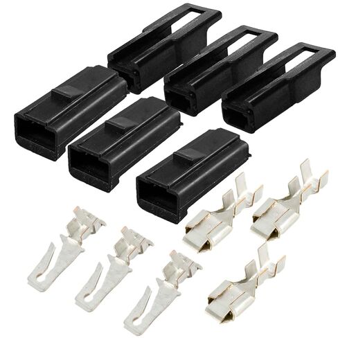 3 عبوات (1-PIN) Metri-Pack 56 Series 1-موصل موصل ذكر وأنثى مع 12-10 AWG in Saudi Arabia