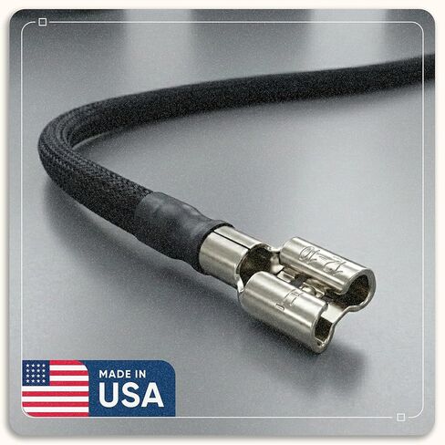 Sherco-Auto 100 Pcs Non-Insulated 16-14 Gauge Female Quick Disconnect Connector - .187 3/16" Stud Wire Terminal - V-Grooves Serrations for Strong Crimps & Corrosion Resistance - Made in USA in Saudi Arabia
