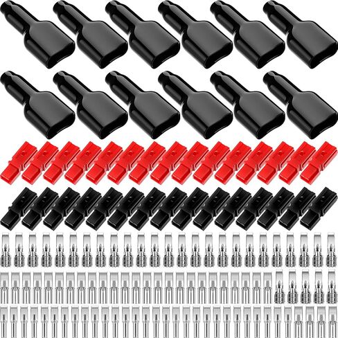 225 Pcs 15a/30a/45 Amp Power Connectors Assortment Kit with PVC Cover(20-10awg) Power Connectors Quick Disconnect Battery Modular Terminals in Saudi Arabia
