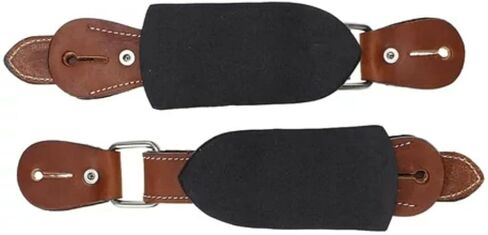 EPT Bull Ropes Adult Bull Riding Leather Spur Straps 1 1/4" x 11" in Kuwait