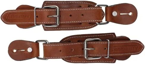 EPT Bull Ropes Adult Bull Riding Leather Spur Straps 1 1/4" x 11" in Kuwait