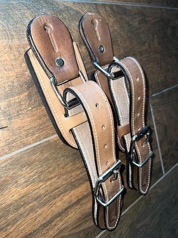 EPT Bull Ropes Adult Bull Riding Leather Spur Straps 1 1/4" x 11" in Kuwait