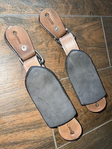 EPT Bull Ropes Adult Bull Riding Leather Spur Straps 1 1/4" x 11" in Kuwait