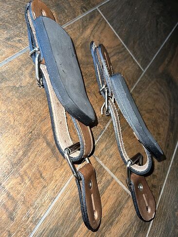 EPT Bull Ropes Adult Bull Riding Leather Spur Straps 1 1/4" x 11" in Kuwait