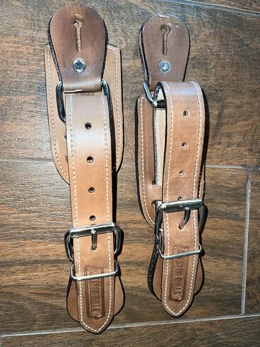 EPT Bull Ropes Adult Bull Riding Leather Spur Straps 1 1/4" x 11" in Kuwait