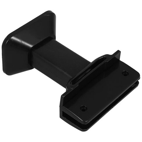 Bathroom Partition Support Foot Bracket Adjustable Thickened Black Plastic Toilet Partition Fitting Accessory for Public Restrooms Stall Parts in Saudi Arabia