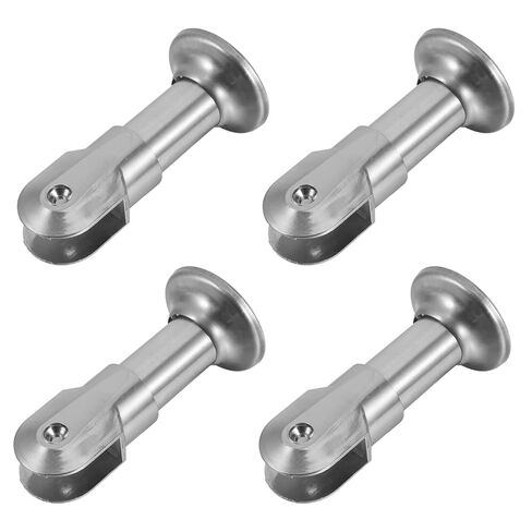 4pcs Stainless Steel Bathroom Partition Support Legs Screen Divider Bracket Furniture Partition Hardware for Public Restroom Stall in Saudi Arabia