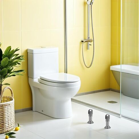 4pcs Stainless Steel Bathroom Partition Support Feet, Urinal Divider Legs for Public Restroom Stall Hardware, Thickened Screen Partition Installation Brackets for Commercial in Saudi Arabia