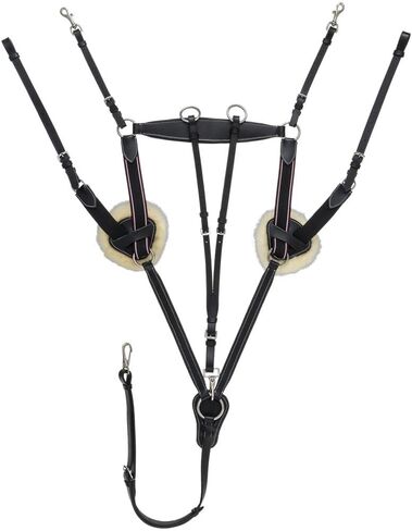 Breastplate Five Point Leather Adjustable One Size 22-8200 in Saudi Arabia