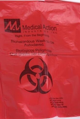 حقيبة Medegen Medical 880 Biohazard القابلة للتعقيم، سعة 1-2 جالون، درجة حرارة 285 درجة فهرنهايت، سمك 1.8 مل، ارتفاع 12 بوصة، عرض 8 بوصة، برتقالي/أسود (عبوة من 400 قطعة) in Kuwait