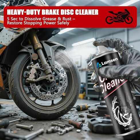 مجموعة منظف السلسلة ، مجموعة نظافة سلسلة الدراجات ، مجموعة تنظيف الدراجات النارية مع منظف السلسلة 17oz وسلسلة التشحيم 14 أوقية بما في ذلك الفرش والقفازات للتنظيف والحفاظ على جميع الدراجات （1 حزمة) in Kuwait