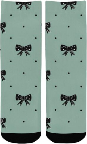 جوارب Green Base Bows للمشي لمسافات طويلة - جوارب شتوية حرارية سميكة دافئة للأطفال الصغار للأولاد والبنات للمدرسة، والارتداء اليومي والأنشطة الخارجية in Kuwait