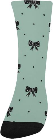 جوارب Green Base Bows للمشي لمسافات طويلة - جوارب شتوية حرارية سميكة دافئة للأطفال الصغار للأولاد والبنات للمدرسة، والارتداء اليومي والأنشطة الخارجية in Kuwait