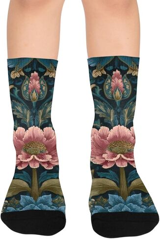 جوارب مصممة خصيصًا للمشي لمسافات طويلة باللون الأزرق الداكن - جوارب شتوية حرارية سميكة دافئة للأطفال الصغار للأولاد والبنات للمدرسة، والارتداء اليومي والأنشطة الخارجية in Kuwait