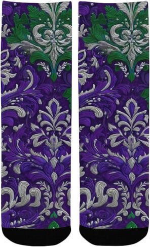 جوارب ليلية منسوجة بالزهور - جوارب شتوية حرارية سميكة دافئة للأولاد والبنات الصغار للمدرسة، والارتداء اليومي والأنشطة الخارجية in Kuwait