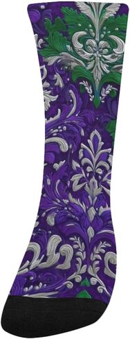 جوارب ليلية منسوجة بالزهور - جوارب شتوية حرارية سميكة دافئة للأولاد والبنات الصغار للمدرسة، والارتداء اليومي والأنشطة الخارجية in Kuwait