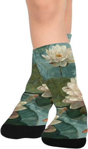 جوارب Green Lotus Art للمشي لمسافات طويلة - جوارب شتوية حرارية سميكة دافئة للأطفال الصغار للأولاد والبنات للمدرسة، والارتداء اليومي والأنشطة الخارجية in Kuwait