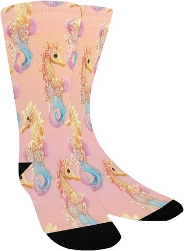 جوارب فرس البحر الوردية للمشي لمسافات طويلة - جوارب شتوية حرارية سميكة دافئة للأولاد والبنات للمدرسة، والارتداء اليومي والأنشطة الخارجية in Kuwait