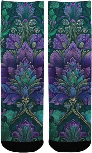 جوارب Regal Baroque Texture للمشي لمسافات طويلة - جوارب شتوية حرارية سميكة دافئة للأولاد والبنات الصغار للمدرسة، والارتداء اليومي والأنشطة الخارجية in Kuwait