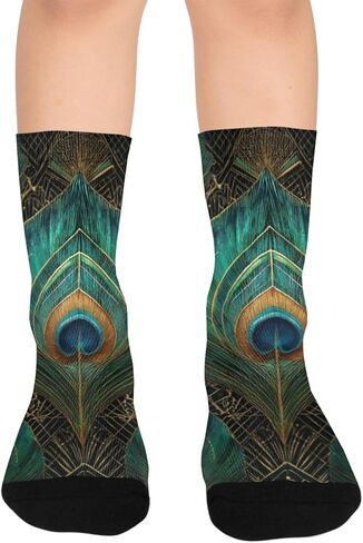 جوارب آرت ديكو بلوم للمشي لمسافات طويلة - جوارب شتوية حرارية سميكة دافئة للأطفال الصغار للأولاد والبنات للمدرسة، والارتداء اليومي والأنشطة الخارجية in Kuwait