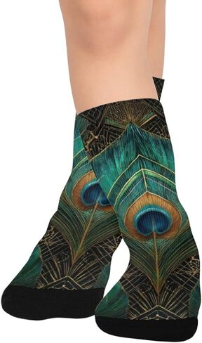 جوارب آرت ديكو بلوم للمشي لمسافات طويلة - جوارب شتوية حرارية سميكة دافئة للأطفال الصغار للأولاد والبنات للمدرسة، والارتداء اليومي والأنشطة الخارجية in Kuwait