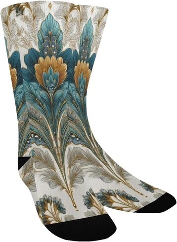 جوارب المشي لمسافات طويلة مصممة على شكل زهرة زرقاء - جوارب شتوية حرارية سميكة دافئة للأطفال الصغار للأولاد والبنات للمدرسة، والارتداء اليومي والأنشطة الخارجية in Kuwait