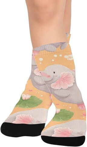 جوارب لطيفة للتنزه سيرًا على الأقدام باللون الرمادي - جوارب شتوية حرارية سميكة دافئة للأطفال الصغار للأولاد والبنات للمدرسة، والارتداء اليومي والأنشطة الخارجية in Kuwait