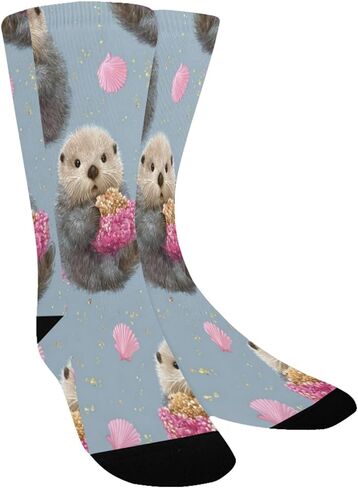 جوارب المشي لمسافات طويلة المرحة من Brown Otter - جوارب شتوية حرارية سميكة دافئة للأولاد والبنات للمدرسة، والارتداء اليومي والأنشطة الخارجية in Kuwait