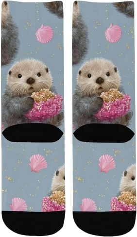 جوارب المشي لمسافات طويلة المرحة من Brown Otter - جوارب شتوية حرارية سميكة دافئة للأولاد والبنات للمدرسة، والارتداء اليومي والأنشطة الخارجية in Kuwait