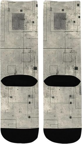 جوارب المشي لمسافات طويلة بشبكة خرسانية بسيطة - جوارب شتوية حرارية سميكة دافئة للأولاد والبنات للمدرسة، والارتداء اليومي والأنشطة الخارجية in Kuwait
