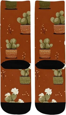 جوارب المشي لمسافات طويلة بنمط نبات بوهو - جوارب شتوية حرارية سميكة دافئة للأطفال الصغار للأولاد والبنات للمدرسة، والارتداء اليومي والأنشطة الخارجية in Kuwait