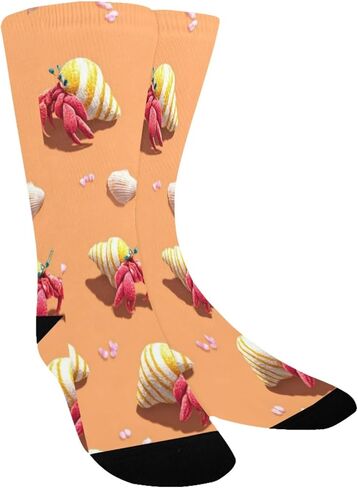 جوارب التنزه سيرًا على الأقدام من Coastal Hermit Crabs Art - جوارب شتوية حرارية سميكة دافئة للأولاد والبنات للمدرسة، والارتداء اليومي والأنشطة الخارجية in Kuwait