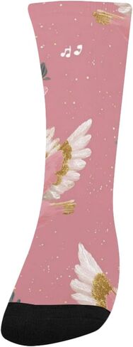 جوارب Art Pink Bird للمشي لمسافات طويلة - جوارب شتوية حرارية سميكة دافئة للأطفال الصغار للأولاد والبنات للمدرسة، والارتداء اليومي والأنشطة الخارجية in Kuwait