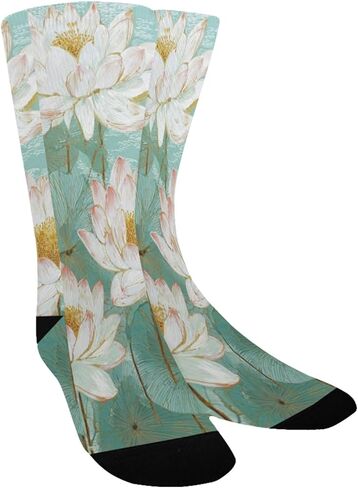 جوارب سيرين لوتس بوند آرت للمشي لمسافات طويلة - جوارب شتوية حرارية سميكة دافئة للأولاد والبنات للمدرسة، والارتداء اليومي والأنشطة الخارجية in Kuwait