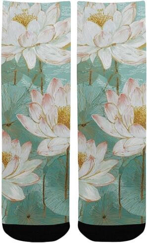 جوارب سيرين لوتس بوند آرت للمشي لمسافات طويلة - جوارب شتوية حرارية سميكة دافئة للأولاد والبنات للمدرسة، والارتداء اليومي والأنشطة الخارجية in Kuwait