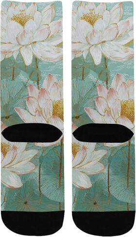 جوارب سيرين لوتس بوند آرت للمشي لمسافات طويلة - جوارب شتوية حرارية سميكة دافئة للأولاد والبنات للمدرسة، والارتداء اليومي والأنشطة الخارجية in Kuwait