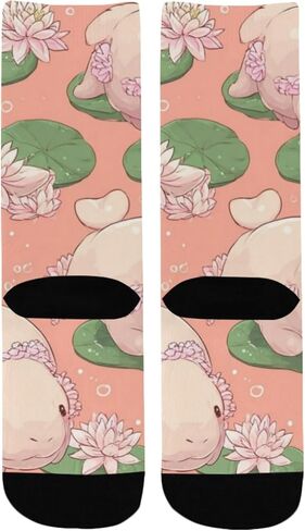 جوارب Lily Pad Hippos الوردية للمشي لمسافات طويلة - جوارب شتوية حرارية سميكة دافئة للأولاد والبنات للمدرسة، والارتداء اليومي والأنشطة الخارجية in Kuwait