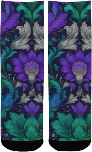 جوارب المشي لمسافات طويلة منسوجة باللون الأخضر - جوارب شتوية حرارية سميكة دافئة للأطفال الصغار للأولاد والبنات للمدرسة، والارتداء اليومي والأنشطة الخارجية in Kuwait