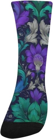 جوارب المشي لمسافات طويلة منسوجة باللون الأخضر - جوارب شتوية حرارية سميكة دافئة للأطفال الصغار للأولاد والبنات للمدرسة، والارتداء اليومي والأنشطة الخارجية in Kuwait