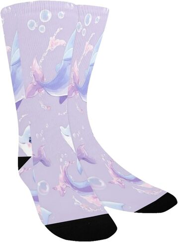 جوارب Royal Dolphins Art للمشي لمسافات طويلة - جوارب شتوية حرارية سميكة دافئة للأطفال الصغار للأولاد والبنات للمدرسة، والارتداء اليومي والأنشطة الخارجية in Kuwait