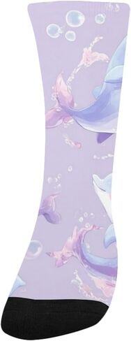 جوارب Royal Dolphins Art للمشي لمسافات طويلة - جوارب شتوية حرارية سميكة دافئة للأطفال الصغار للأولاد والبنات للمدرسة، والارتداء اليومي والأنشطة الخارجية in Kuwait